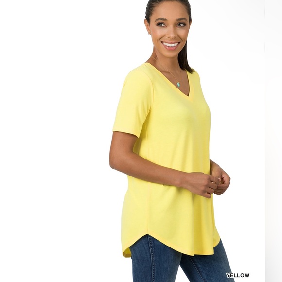Zenana V-Neck T-Shirt - Picture 4 of 5